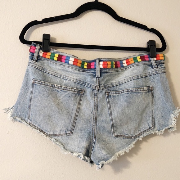 Free People Eliot Embroidered Shorts Size 26 - Picture 4 of 8